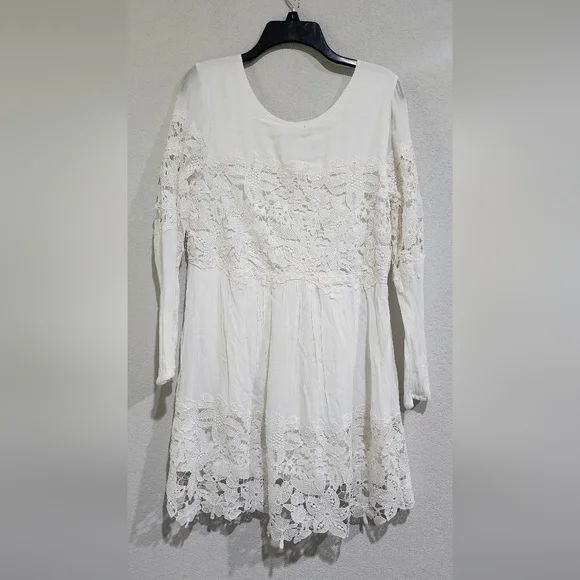 Abercrombie & Fitch Classic White Lace Mini Dress Size S - Picture 12 of 15